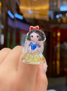 儿童塑料戒指亮灯闪光小女孩玩具