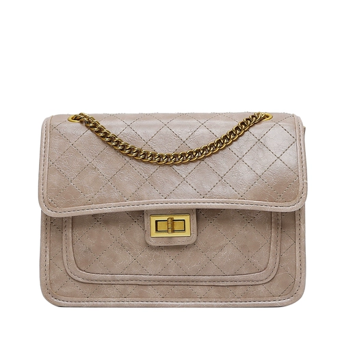 Сумка через плечо, брендовая вместительная и большая цепь, изысканный стиль