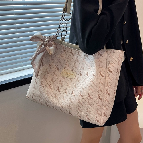 Весенняя вместительная и большая портативная сумка через плечо, коллекция 2023, популярно в интернете