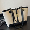 Temperature tote bag retro atmosphere European and American