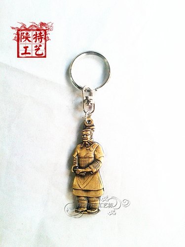 合金制品 兵马俑钥匙扣 小纪念品 兵马俑礼品 特色出国外事 留学 - 图1