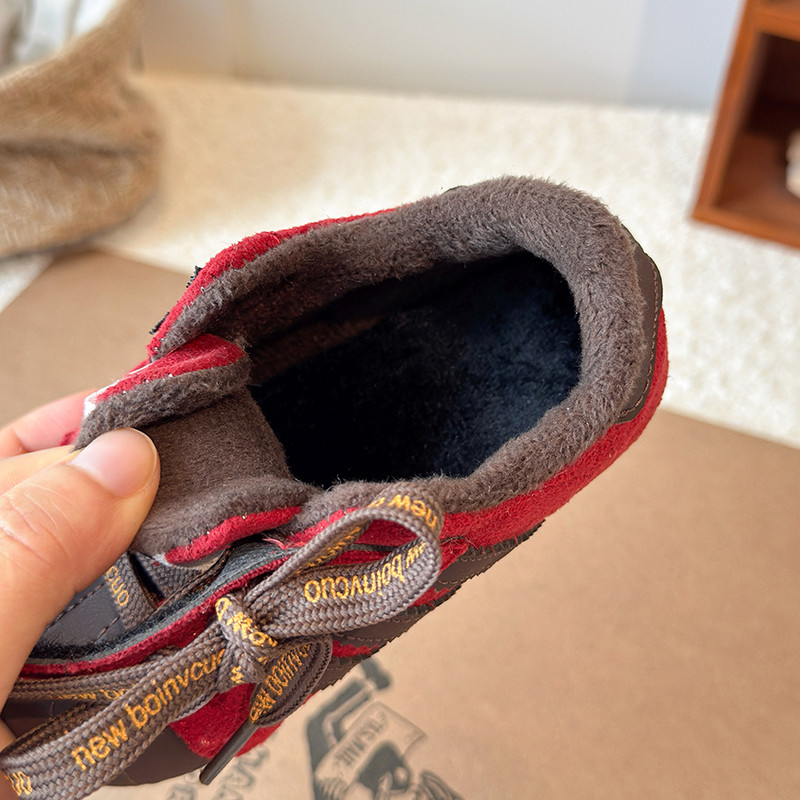 儿童鞋子加绒宝宝勃肯鞋2025冬季新款男童二棉板鞋女童薄绒德训鞋,淘宝优惠券,粉丝福利购,淘宝优惠卷