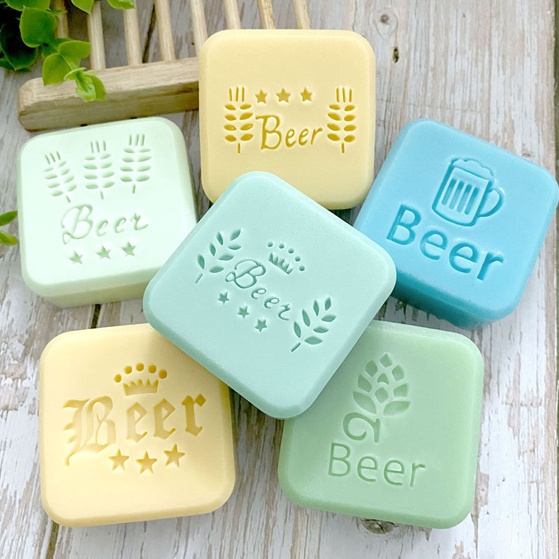 亚克力手工皂英文字母图案带手柄欧美简约风格红酒啤酒咖啡皂印章,淘宝优惠券,粉丝福利购,淘宝优惠卷
