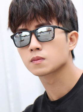 方形偏光太阳镜男款网红时尚