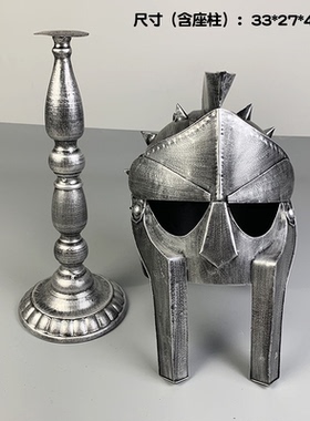 创意复古罗马宫廷骑士头盔摆件