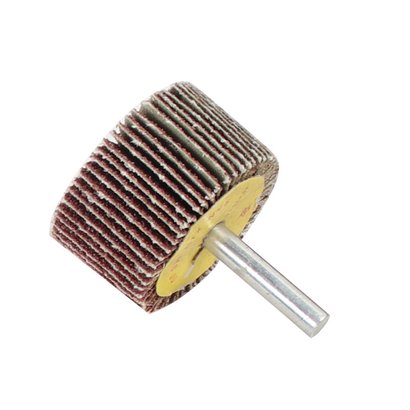 Polishing wheel with handle, abrasive cloth grinding head