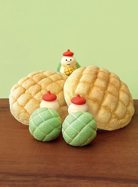 猫部杂货日式猫咪治愈系食玩摆件烘焙面包店装饰面包类型车载公仔