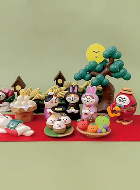 可爱小猫摆件潮玩公仔车饰