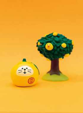 猫部杂货系列柚子派对小黄鸭可爱