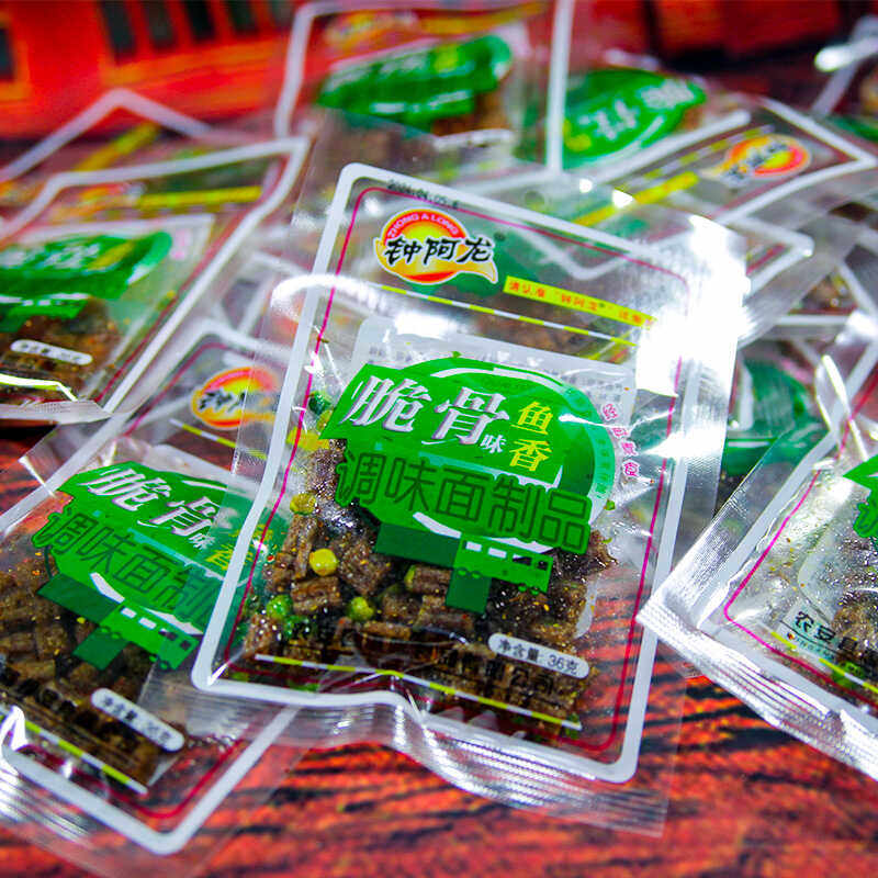 钟阿龙脆骨味辣条鱼香调味面制品36g小面筋怀旧零食辣条辣块20袋,淘宝优惠券,粉丝福利购,淘宝优惠卷