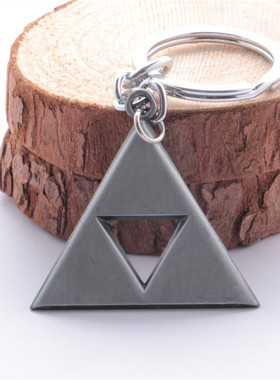 塞尔达传说 三角形标志项链 动漫周边 外贸钥匙扣