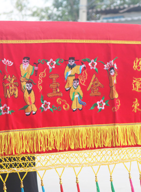 3尺八仙彩家用挂闽南习俗