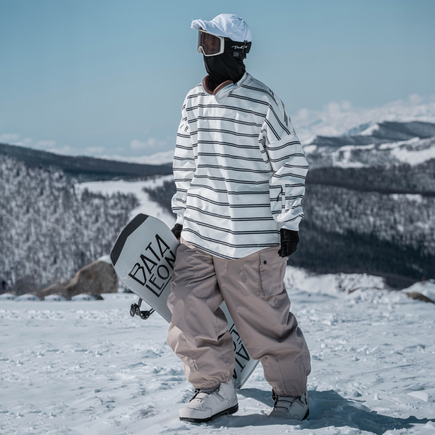 雪否 白条纹单板滑雪防水over size宽松加绒透气男女室内滑雪卫衣,淘宝优惠券,粉丝福利购,淘宝优惠卷