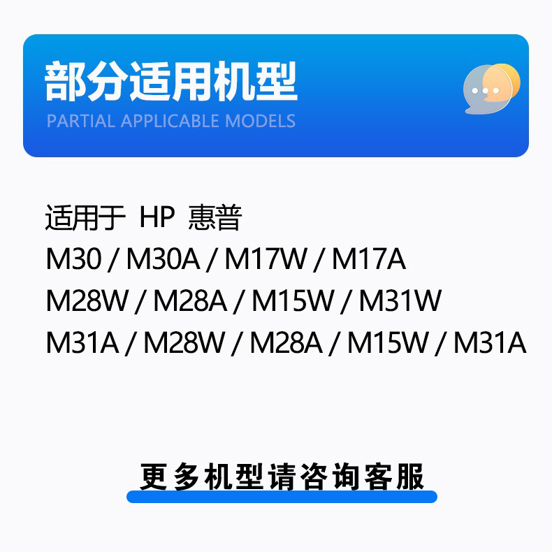 适用惠普CF247A硒鼓M30 M30A碳粉M17W M17A打印机M28W M28A墨盒 - 图1