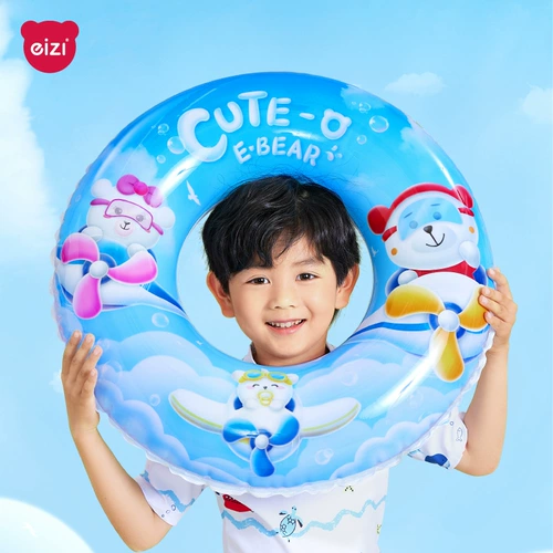 Мультяшный надувной плавательный круг подходит для мужчин и женщин, увеличенная толщина, новая коллекция