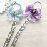 Парик для принцессы с косичкой, детская заколка для волос, аксессуар для волос