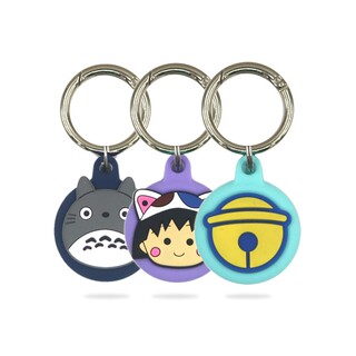 Suitable for Apple AirTag anti-lost locator protective case cartoon blue cat milk girl Maruko-chan Mickey Totoro