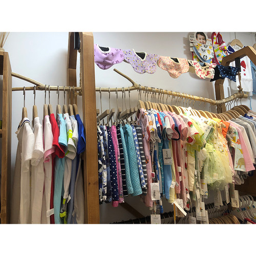 服装店树枝挂衣杆女男童装店橱窗展示架民宿吊架货架悬挂架木棍杆 - 图2