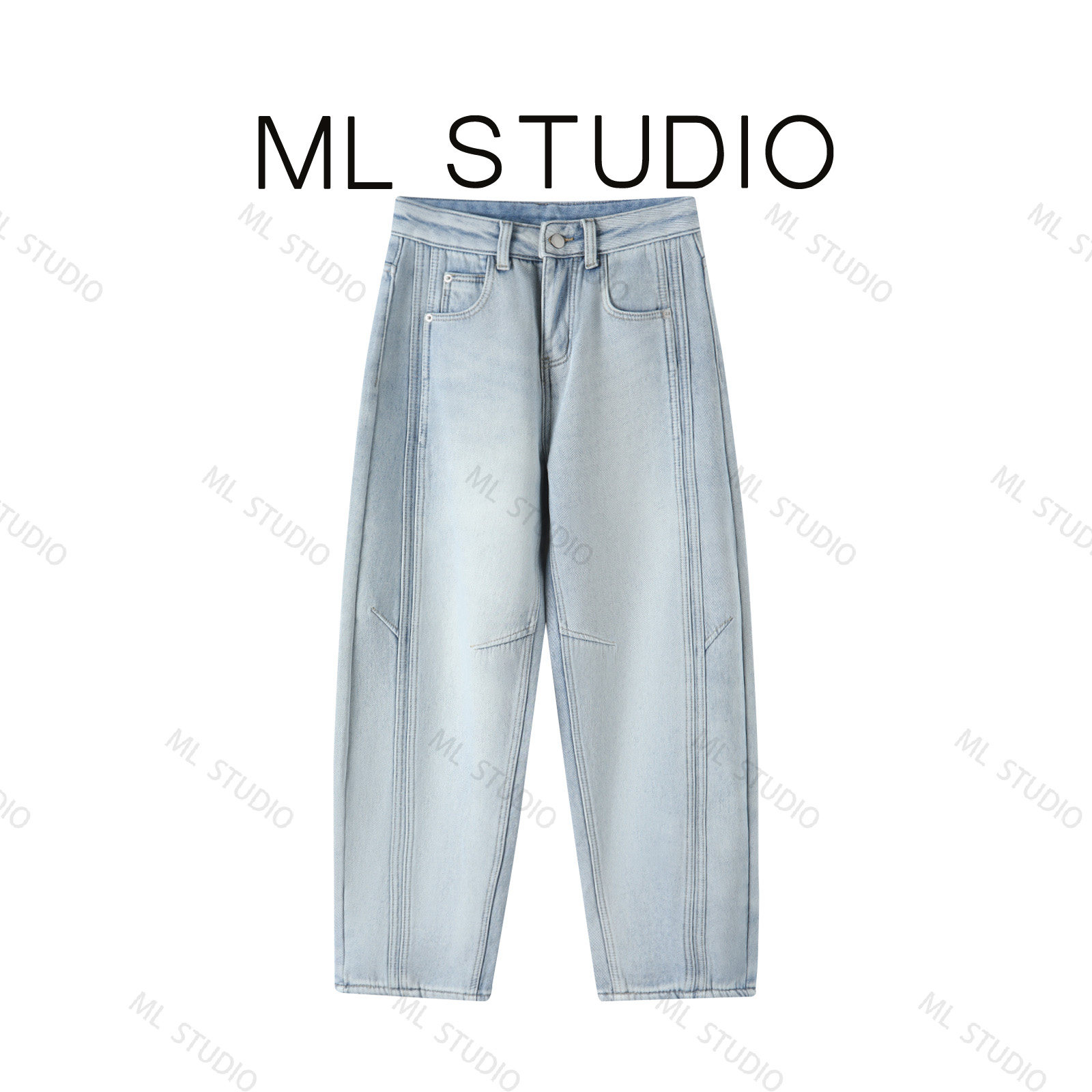 【米粒专享】牛仔弯刀裤女加绒长裤 6388,淘宝优惠券,粉丝福利购,淘宝优惠卷