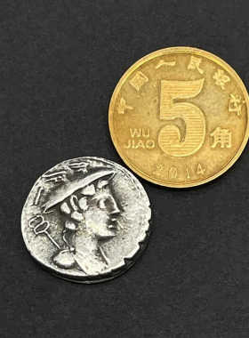 双子座墨丘利古币饰品处女座礼物