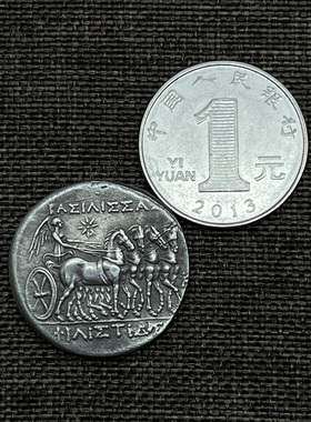 西西里古币纯银原币复刻希腊饰品