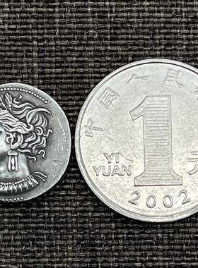 希腊银币纯银吊坠迦太基女神硬币