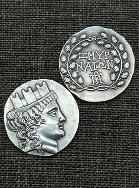 命运女神纯银币希腊神话项链吊坠