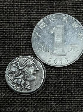 古罗马银币饰品女纯银双子座礼品