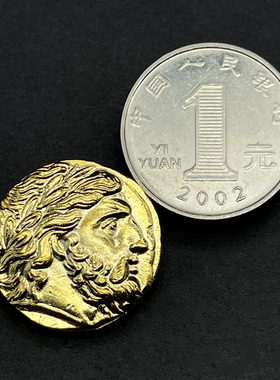 射手座守护神金币项链古希腊饰品