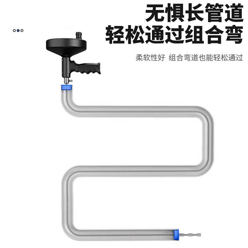 通下水道神器家用通马桶专用工具厨房厕所地漏堵塞万能管道疏通器