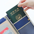 Wenwu Korea iconic medium and long leather passport cover men and women couple travel passport clip anti-degaussing document bag