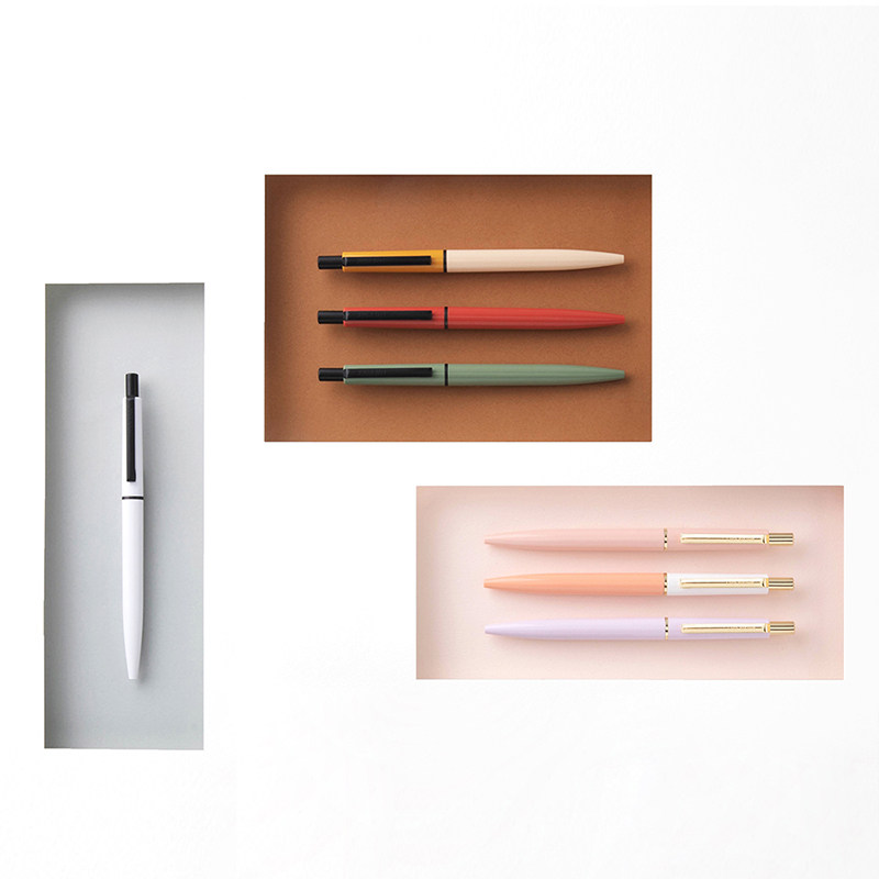 Livework韩国ins风圆珠笔甜美气质0.5mm顺滑按压原子笔 Classic - 图0