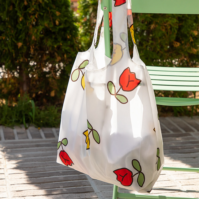 韩国dailylike防水手提单肩包ins可折叠大容量收纳包环保袋购物袋,淘宝优惠券,粉丝福利购,淘宝优惠卷