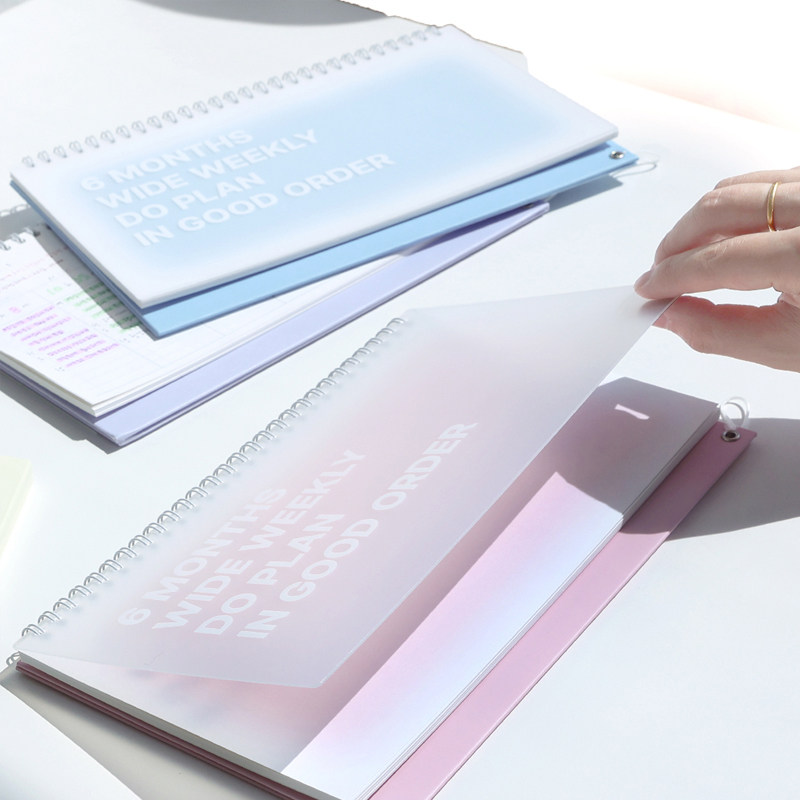 韩国wannathis宽版线圈万年6个月桌面学习计划本每周日程规划本子,淘宝优惠券,粉丝福利购,淘宝优惠卷