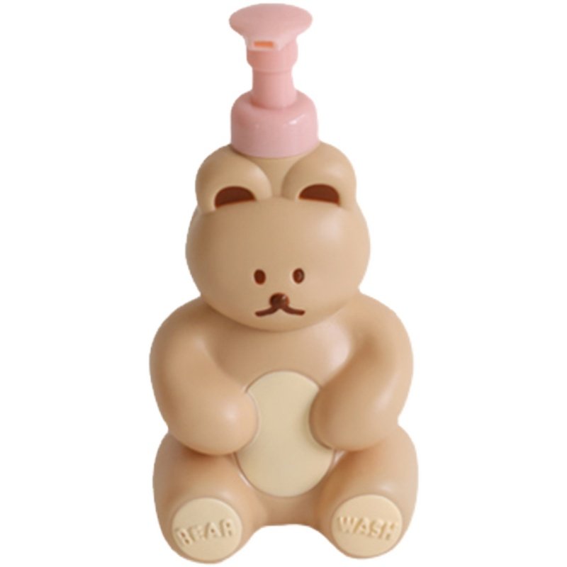 韩国romane可爱小熊起泡器洗手液洗面奶沐浴露按压式起泡瓶分装瓶,淘宝优惠券,粉丝福利购,淘宝优惠卷