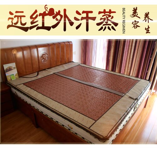 矿石粉汗蒸电热床垫家用远红外线负离子韩国理疗保健多功能 - 图0