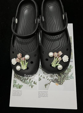 适配Crocs伊伴花园鞋花鞋扣