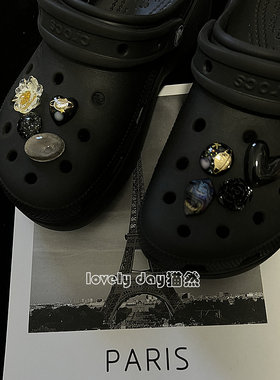 暗黑DIY洞洞鞋鞋扣适配Crocs