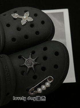 海星十字架鞋扣适配CROCS