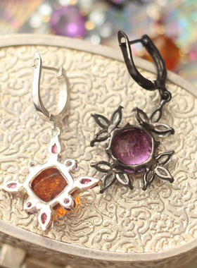 美国进口紫水晶白金礼物