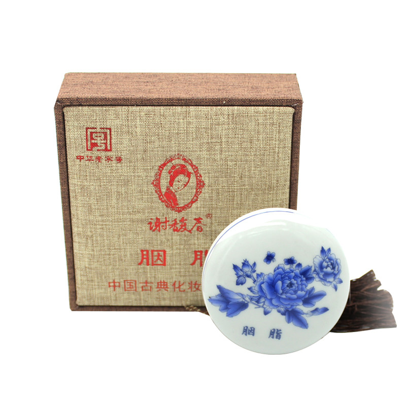 谢馥春旗舰店青花瓷牡丹古风腮红 谢馥春腮红/胭脂