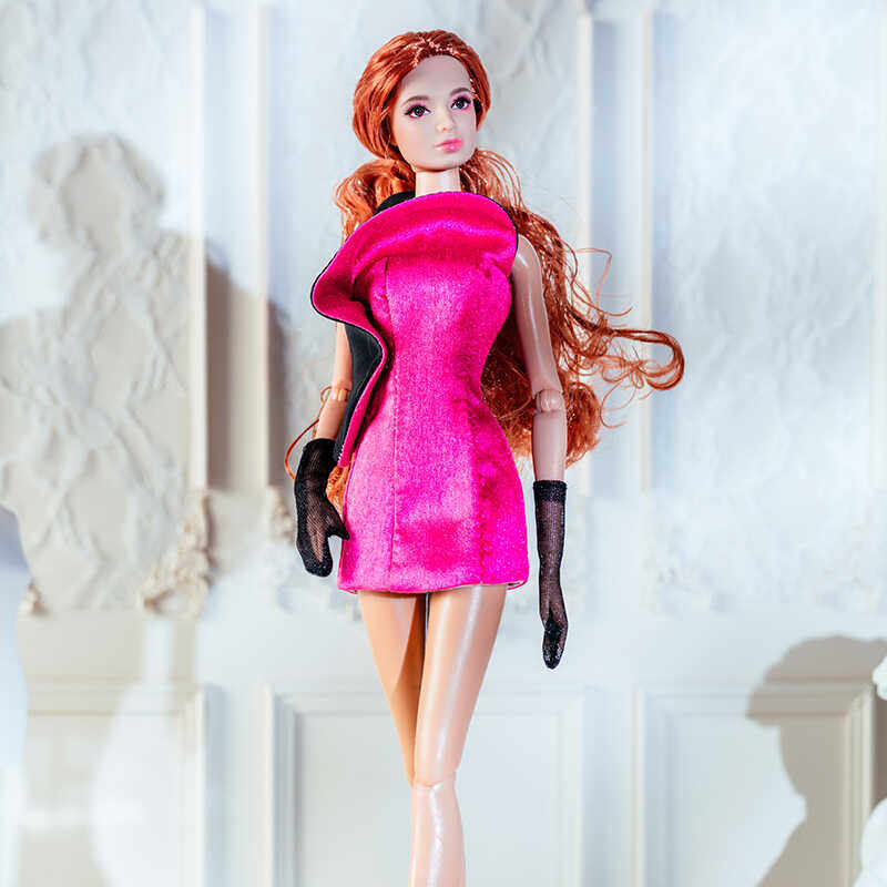 【第二件半价】仙仙超模娃娃爸比娃衣换装时尚礼服送女生潮玩具 - 图2
