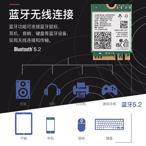 Fenvi WIFI7无线网卡BE200笔记本用M.2支持2.4/5G双频千兆蓝牙5.4二合一台式机电脑AX210网卡无线wifi接收器 - 图1