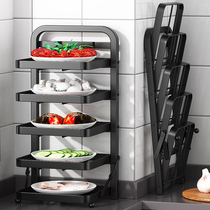 Kitchen Multifunction Dish tray Multi-level containing plate Home Hot Pot Preparation Dish Tray dishes Divine Instrumental Shelf