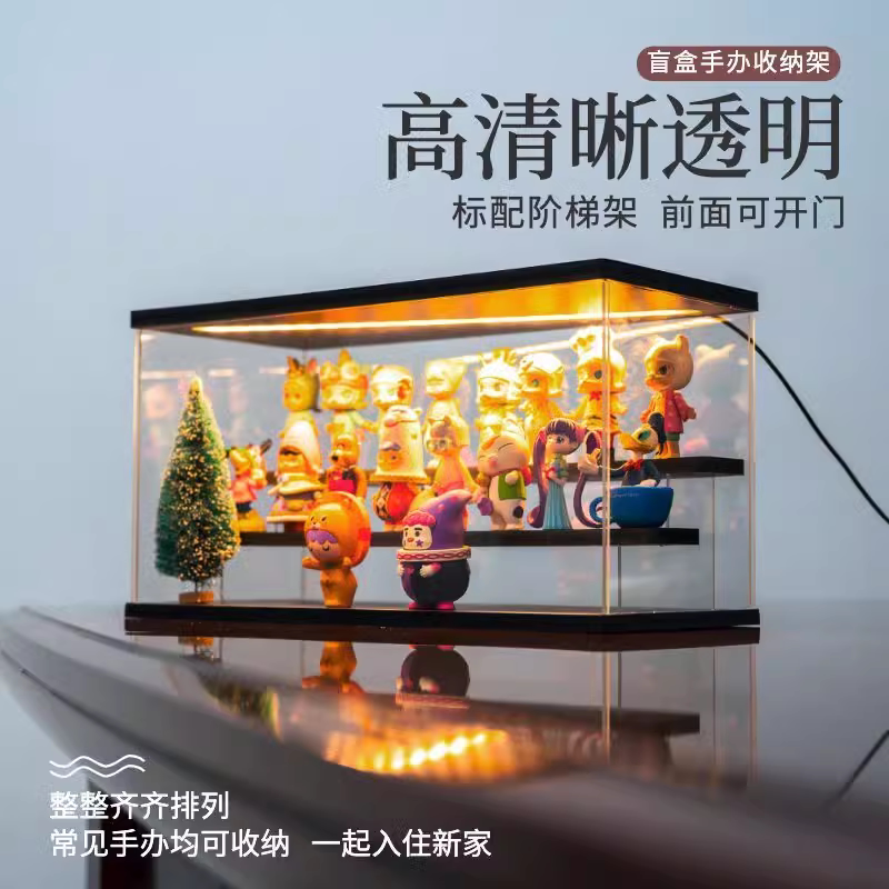 适用 POPMART泡泡玛特哪吒之魔童闹海天生羁绊系列高透明展示盒