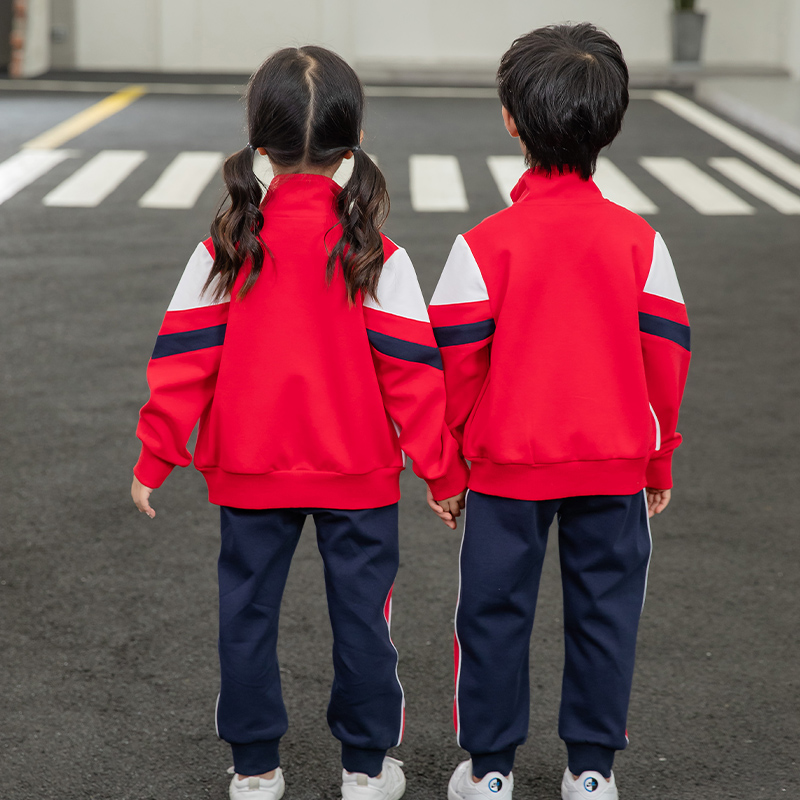 儿童校服套装小学生统一班服三件套运动会短袖合唱幼儿园园服夏季