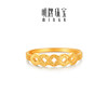 Ming brand jewelry multi-gold gold ring, pure gold, broken gold and copper coins, live mouth women's ring AFM0407