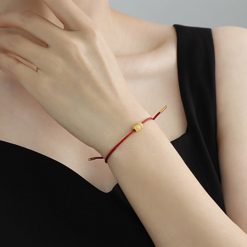 明牌珠宝古法黄金长生富贵珠 足金花生长生果串珠吉祥手串AFE0013,淘宝优惠券,粉丝福利购,淘宝优惠卷