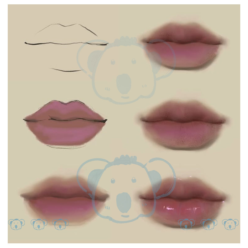 procreate绘画教程IPAD头像厚涂眼鼻嘴人物五官皮肤少女画画课程,淘宝优惠券,粉丝福利购,淘宝优惠卷