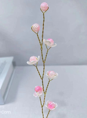 亚克力abs仿珍珠幸福四叶花